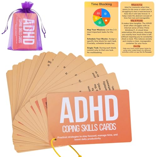 ADHD coping skills cards