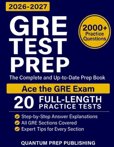 GRE Test Prep Book