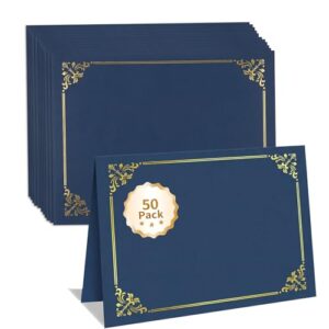 Navy blue decorative cards