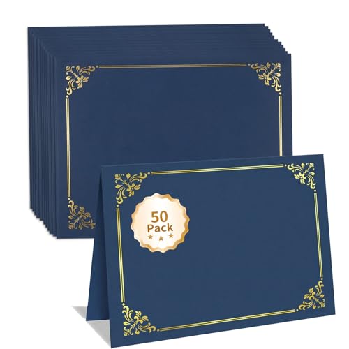 Navy blue decorative cards
