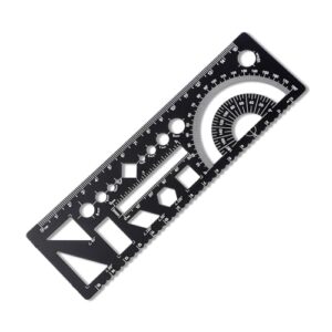 Ruler with measurement tools