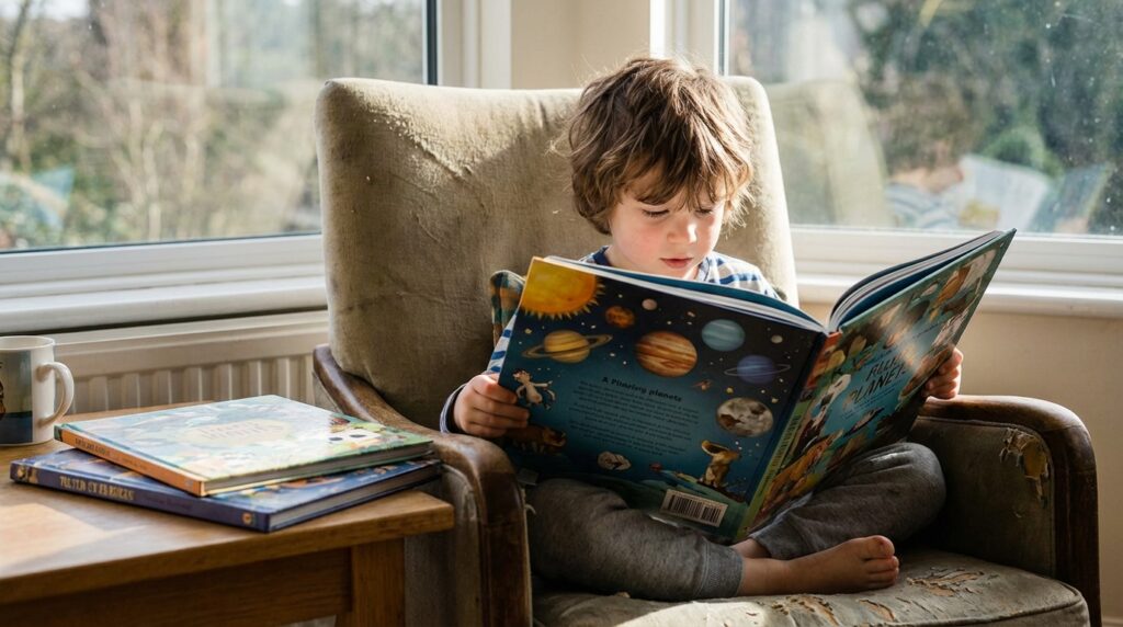 Educational books for kids.