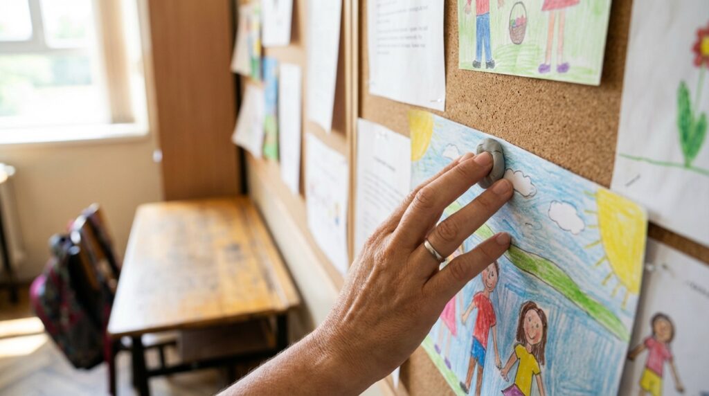 Versatile classroom sticky tack.