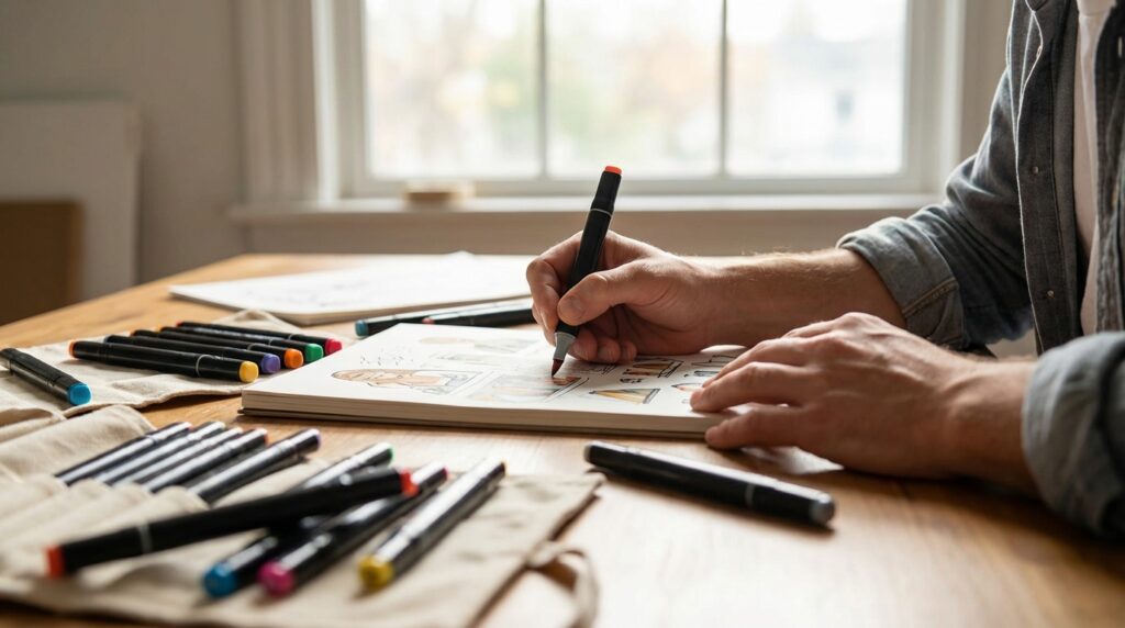 Quality markers creativity projects.