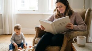 Parenting book collection.
